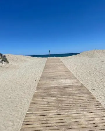 Rez De Jardin + Terrasse Piscine Et Acces Direct Plage Saint-Cyprien